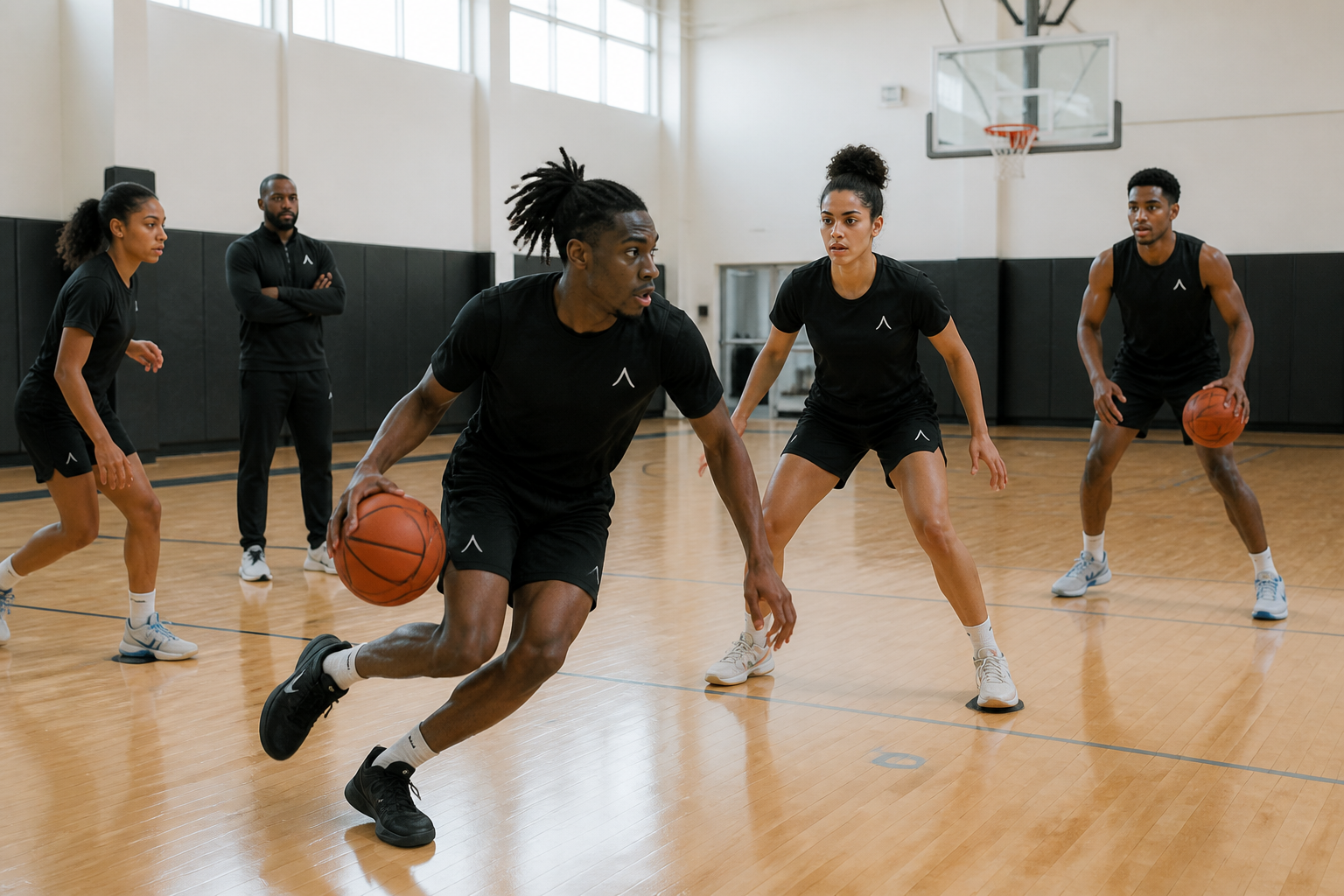 Ambi Elite athletes training together